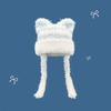 Hat Women's New Autumn and Winter Cute Plush Cat Ears Hat Warm Ear Protection Big Head Circumference Tide