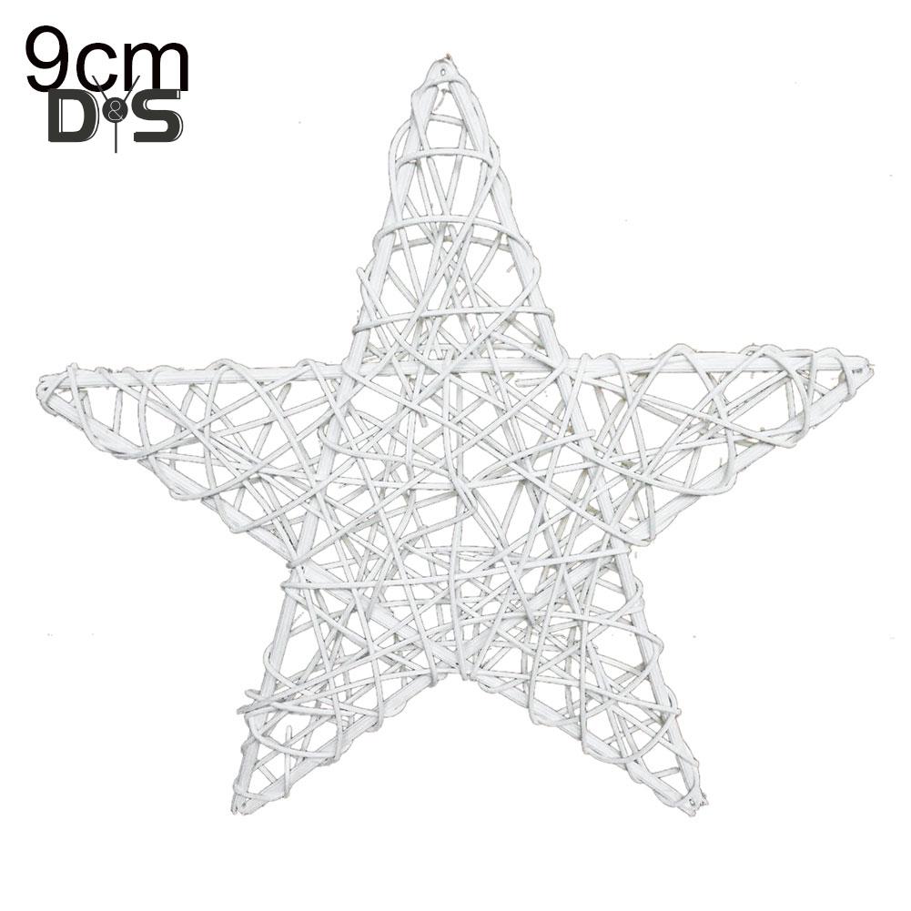 Rattan Vine DIY Star Wreath Garland Party Window Decor Ornament
