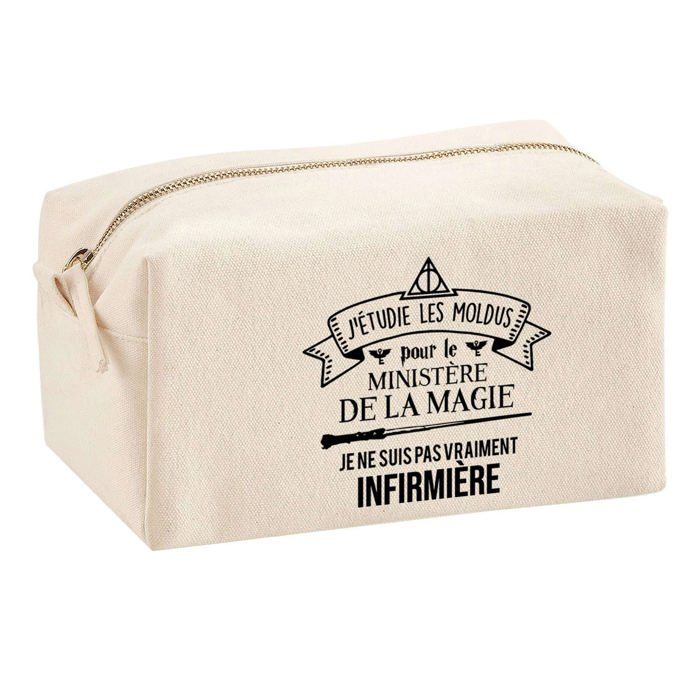 Trousse multifonction Infirmière Ministère de la Magie Cadeau Collègue Départ Retraite Idée | Trousse Scolaire Fournitures Bureau