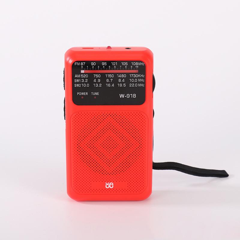 Mini Pocket DSP Radio Best Reception FM AM SW Radios Receiver with Flashlight Loudspeaker 3.5mm Headset Jack Rechargeable Radio