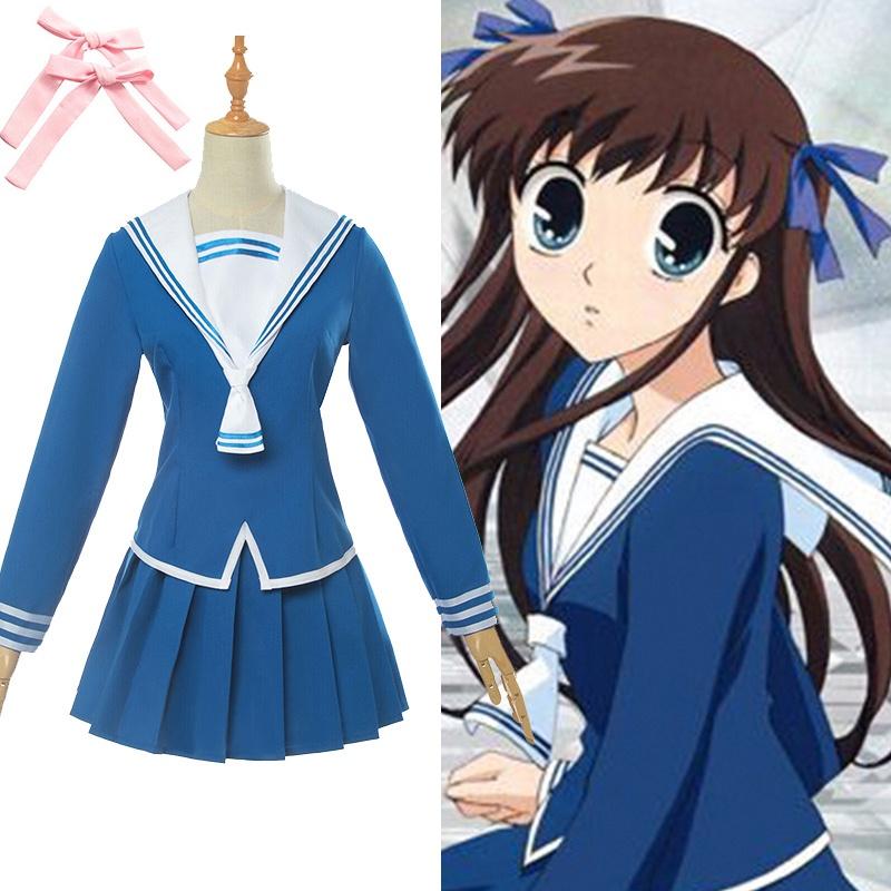 Basket Cosplay Fruits Costume Tohru Honda Cosplay Uniform Jk Girl Uniform Sailor