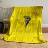 Cádiz CF Logo Blanket for All Seasons Blanket Lunch Break Throw Gift