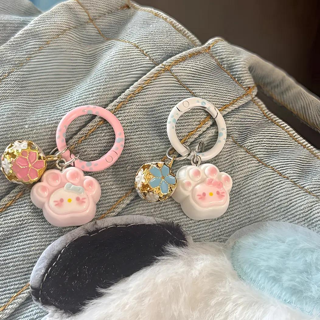 

Очаровательный брелок-подвеска с колокольчиком в виде кошачьей лапки для сумок - Эксклюзив для новых пользователей Cat Charm - 2 pcs