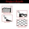 Auto Cargo Net Trunk Storage Net Double-layer Vertical Mesh High-elastic Mesh Enhanced Load-bearing For Road Trips