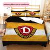 Dynamo Dresden  Pattern Bedding Quilt Set  Home Decoration  Gift (1 * Duvet Cover + 2 * Pillowcase  Without Core)