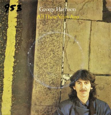 7inch Record GEORGE HARRISON - All Those Years Ago K17807 Dark Horse Reco 1981 UK Rock Used