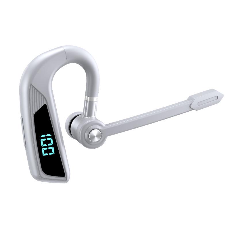 

V16 Bluetooth Earbuds - New Business & Sports Style with Rotating Type, Digital Display, V9 Upgrade, V8S Cross-border Edition. білий