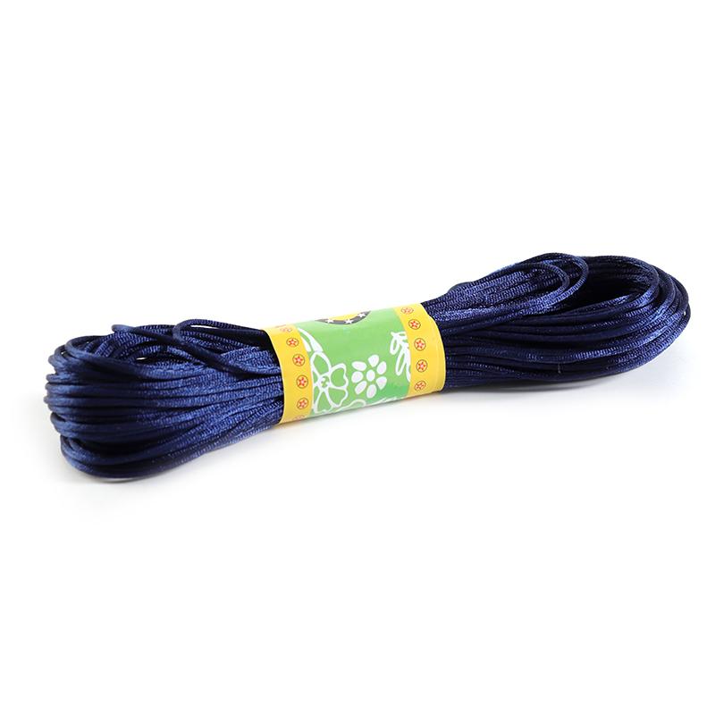 20m Nylon Cords Chinese Knot Woven Colorful Rope String Beads Thread For DIY Handmade Bracelet Jewelry Supplies Accessories
