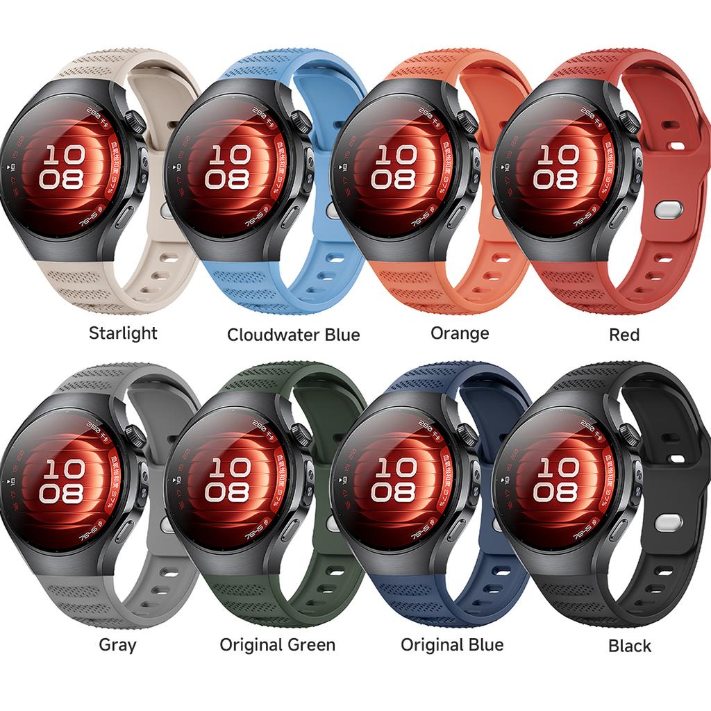 No Gaps Soft Silicone Watch Strap For Huawei Watch 5 42MM 46MM Sport Bnad Bracelet For Huawei Watch 5 Wrist Band Watchbands