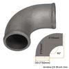 50 57 63 76 89 102MM*150 Aluminum Pipe 2.0"/2.25"/2.5"/3.0"/3.5"/4.0" Cast Elbow 90Degree Pipe Turbo Intercooler Pipes Universal