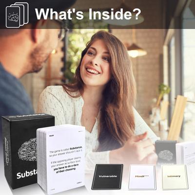 90 Conversation Cards For Adults, Couples, Friends, Co-Workers, Strangers - Meaningful, Deep Conversation Started Card Game For Game Night Or Night