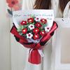 Soft Yarn Artificial Flower Arrangement Korean Style Crochet Daisy Flowers  Home Decoration