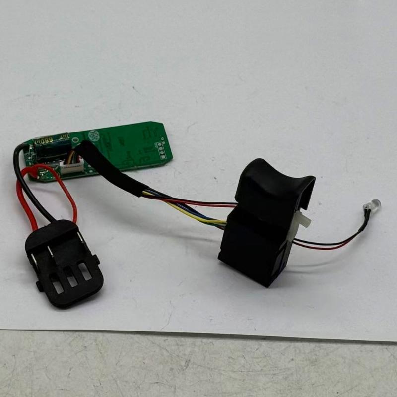 Metal Plastic Construction Brushless Control Board Switches Assembly for 16.8V Lithium Drills Three Pin Interface Design