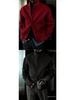 Men's 2025 Autumn/Winter Woolen Coat, Hong Kong Style, Solid Color, Stand Collar, Versatile and Trendy.