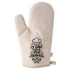 Gant De Cuisine Beige Ce Gant Cache Un Vrai Cordon-bleu | Coton Recyclé 280 G/m² 17 × 26 Cm Dos Matelassé | Taille Unique Four