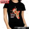 Christmas Funny Graphic T Shirt Men Women Santa Claus Print Streetwear Classic Cute Soft Cotton Casual Unisex Tops Y2k Clothing
