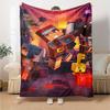 Minecraft Blanket Comfortable Perfect for Seaside Sofa Couch All-Season Use Modern Best Holiday Gift for Friends Family