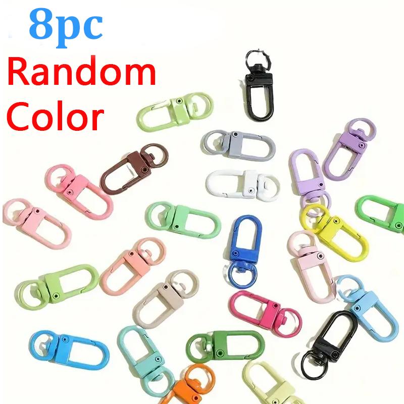 8pcs/lot Metal Universal Buckle Bag Buckle Multi Optional Key Buckle Alloy Buckle Lobster Buckle Bag Accessories