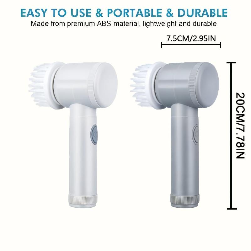 Trådløs elektrisk rengjøringsbørste for sko og husholdningsbruk, multifunksjonell håndholdt rengjøringsbørste med myke børster