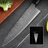 8.5 Chef Knife 67-layers Damascus VG10 Steel Blade Sharp Gyutou Cleaver Slicing Japanese Kitchen Knife Wood Handle Cooking Tools