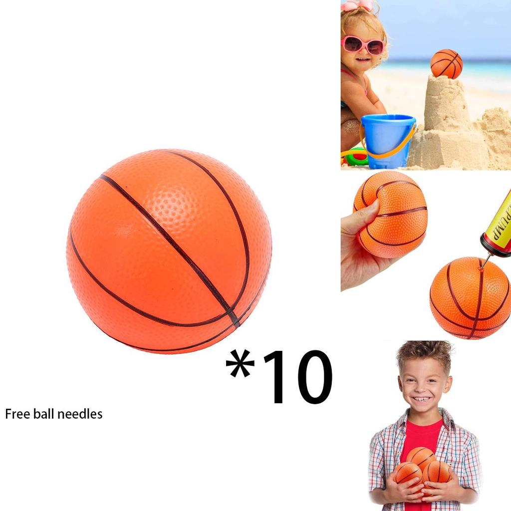 10cm Mini Inflatable Pvc Basketball Toddler Kindergarten Indoor Outdoor Interactive Play Toy Ball