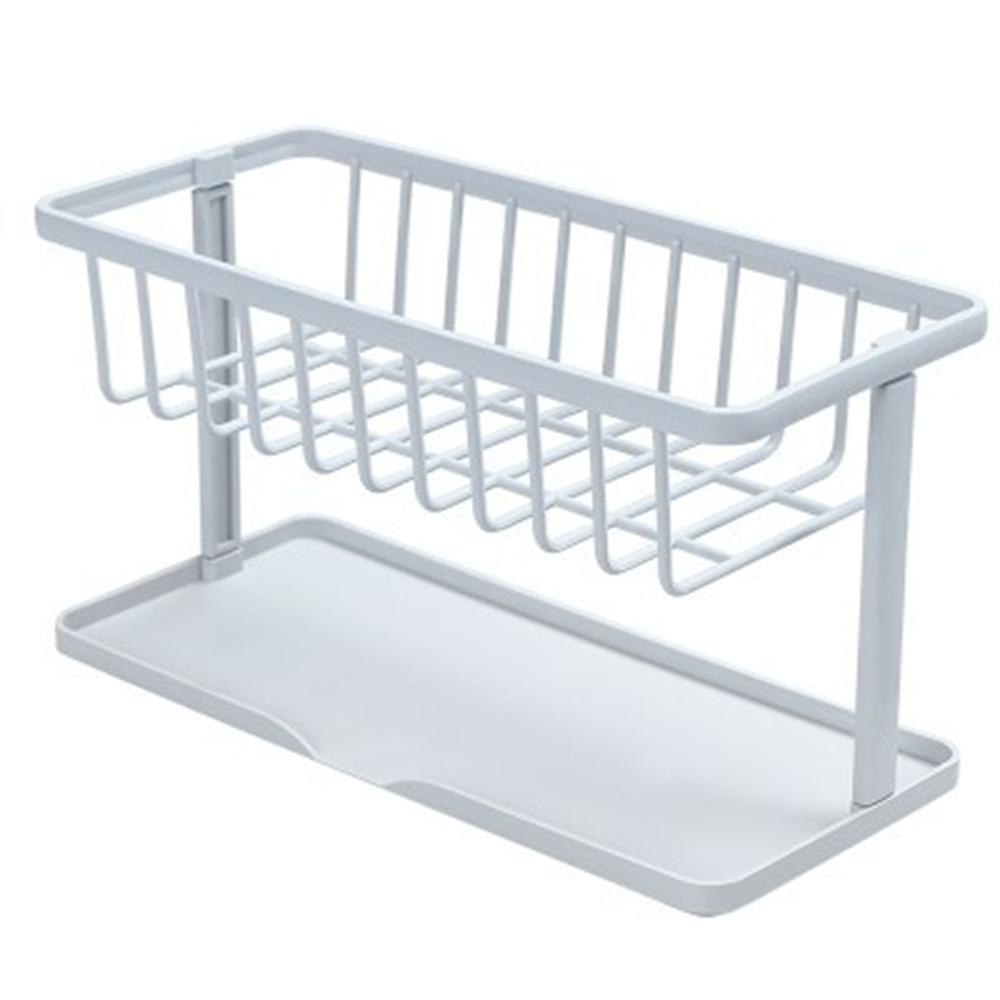 Suport de depozitare Suport de scurgere Suport pentru burete Raft lavabil pentru chiuvetă Cutie de depozitare Coș din plastic Accesorii pentru baie de bucătărie