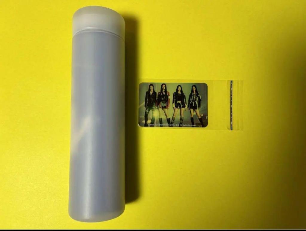 [USED] Aespa My First Page Slogan + Transparent Trading Card Set Towel