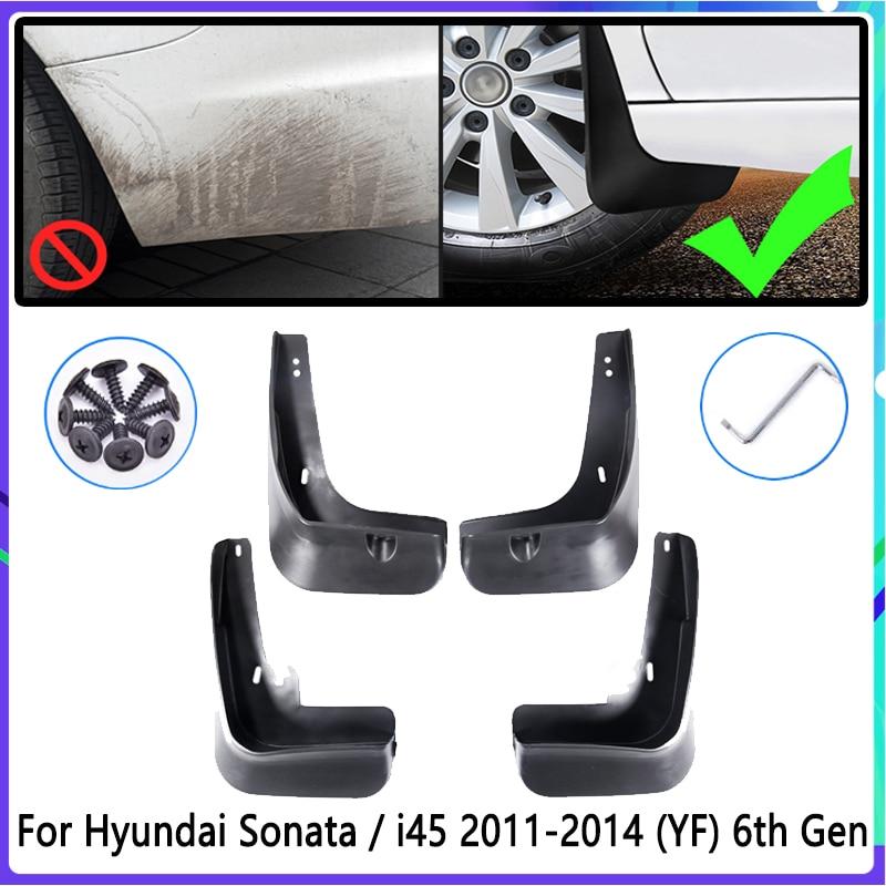 4 PCS Car Mud Flaps  for Hyundai Sonata i45 YF 2011 2012 2013 2014 Mudguard Splash Guards Fender Mudflaps Auto Accessories