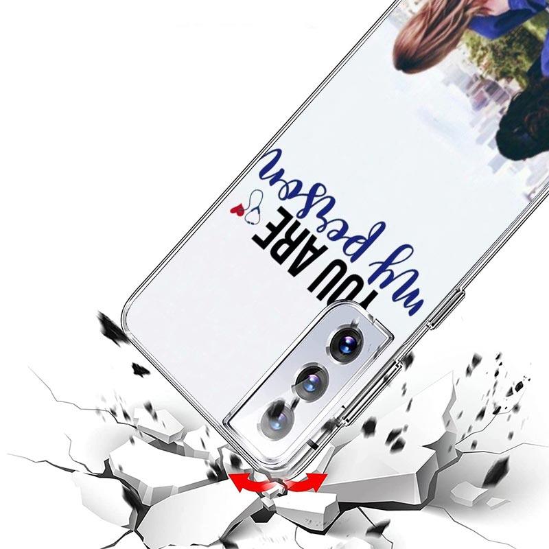 Greys Anatomy Person Case Phone Cover for Samsung Galaxy S24 S25 Ultra S23 Plus S22 + S21 S20 FE S10 S25Plus Trend Fundas S24 Ul