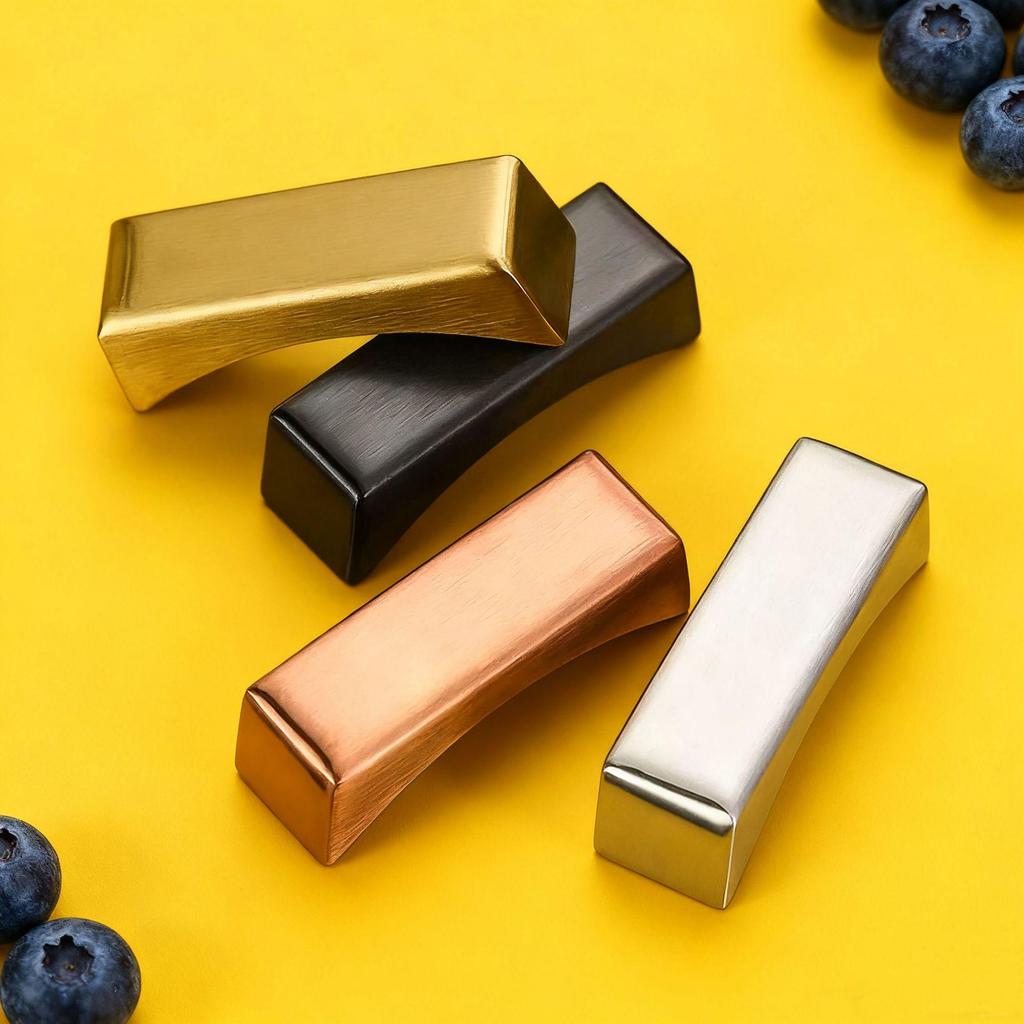 Stainless Steel Chopstick and Spoon Rest - Creative Ingot Shape