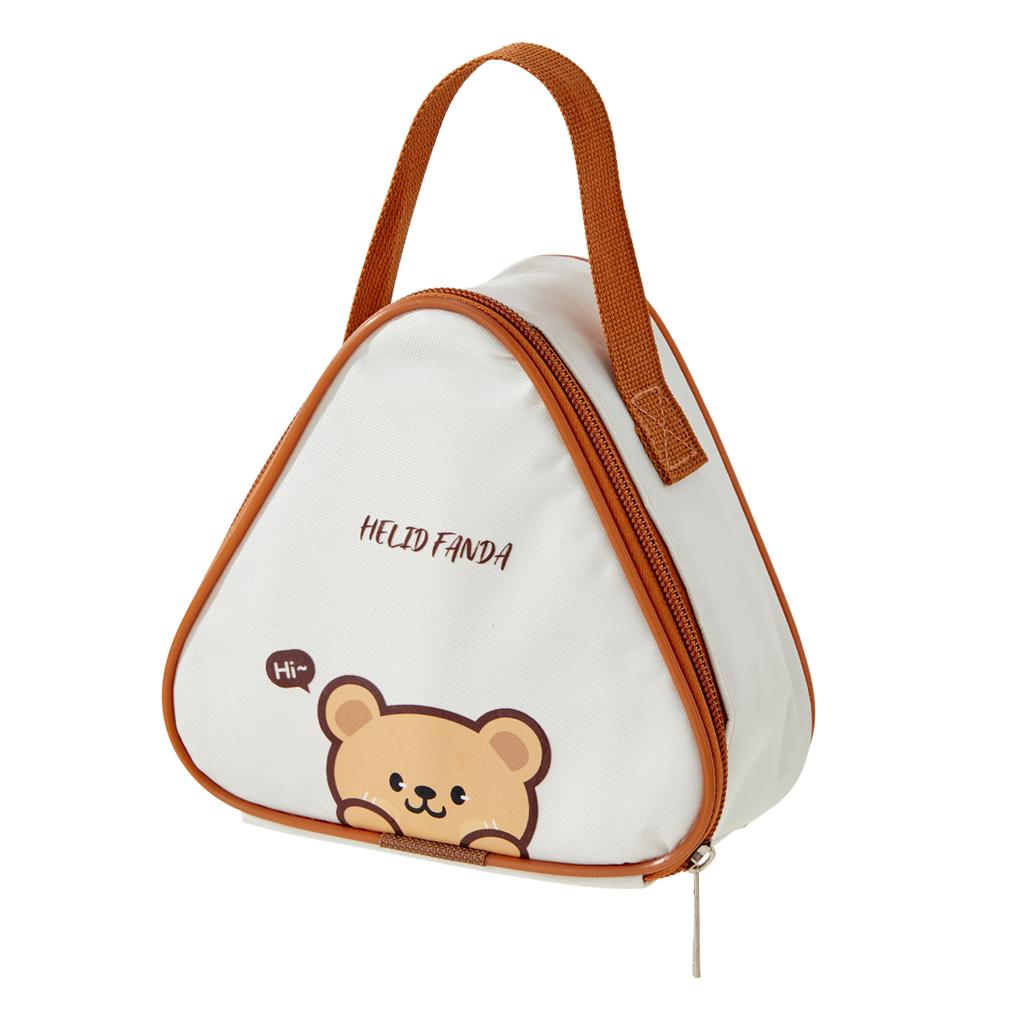 Cute Capybara Mini Oxford Insulated Lunch Bag Kid Student Portable Bento Box Storage Bag Waterproof Food Thermal Bag Cooler Bag