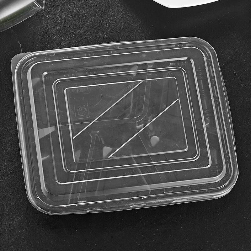 Yongduo 5-Compartment Disposable Meal Boxes (100 Sets)