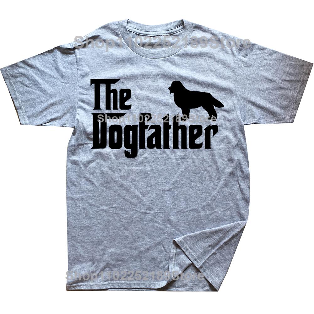 Neuheit Berner Sennenhund The DogFather T-Shirts Grafik Baumwolle Streetwear Kurzarm Geburtstagsgeschenke Sommerstil T-Shirt