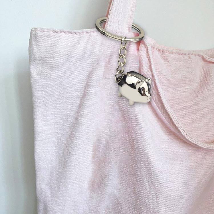 Adorable Pig Keychain With Bright Colors Lovely Pig Keychain Unique Keyrings Charm A Fun Addition To Your Key Collection