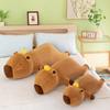 Plush Lounge Capybara Pillow Cozy Bedrest Companion Snuggle Sleep Stuffed Toy