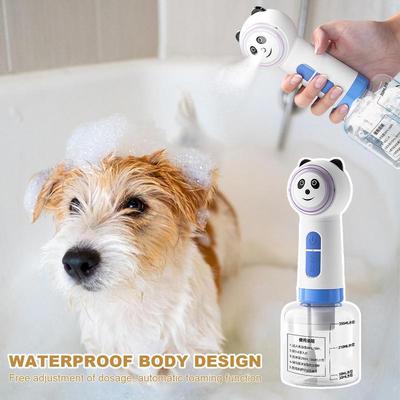 Hunde Seifenspender Hunde Elektrischer Schaumspender für Shampoo Haustier Seifen- und Shampoo-Sprayer Wasserdicht Für Haustierbaden Küchenreinigung
