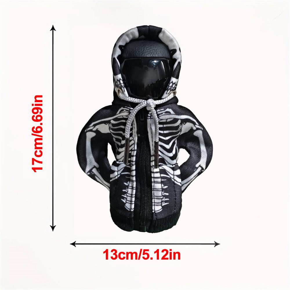 Halloween Skull Gear Shift Hoodie & Knob Cover Set