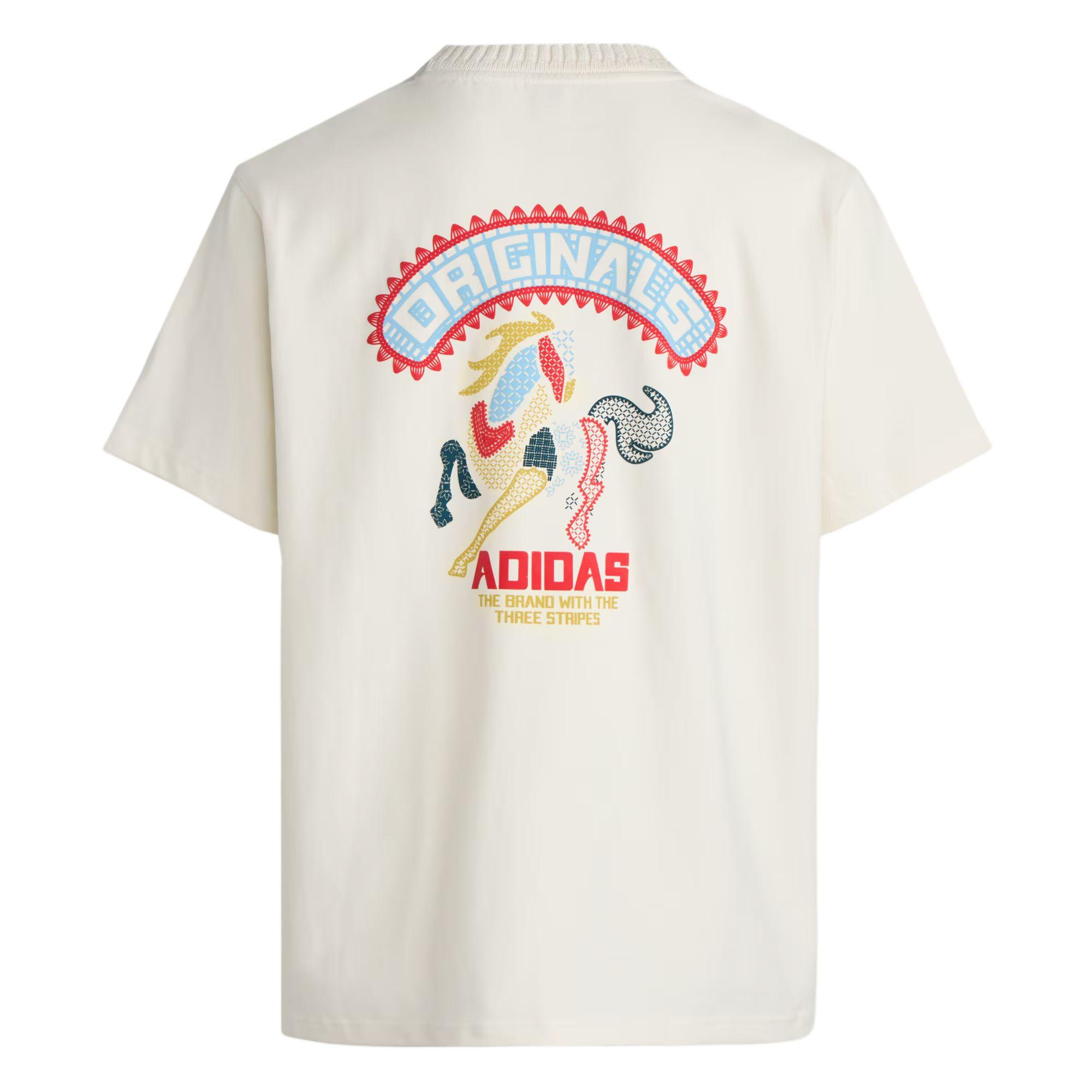 

Adidas Originals LNY Horse Graphic Regular Fit Crew Neck Short Sleeve T-Shirt Unisex Off White KT0713 S