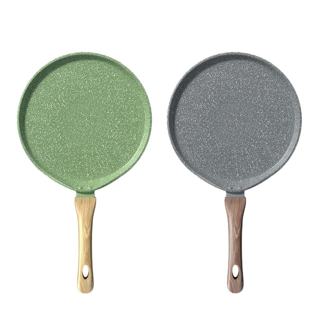 Nonstick Crepe Pan Dosa Pan Tortilla Maker Round Flat Pan Flat Skillet Griddle
