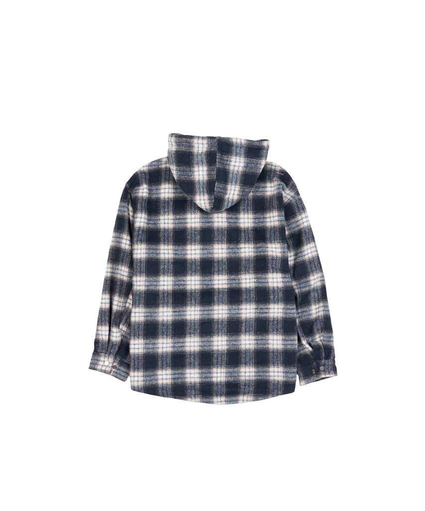 DOUBLE JD Check Shirt Hoodie