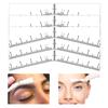25ks/sáček Nástroje pro označení polohy obočí Microblading Mapování tvaru obočí Šablona Nástroje na tvarování obočí Tetování Desgin Makeup Supply