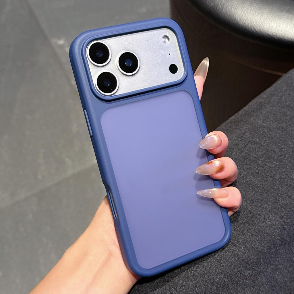 New Luxury Matte Translunt Skin-Feel Phone Case For iPhone 17 Pro Max Air 16 Plus 17 Pro 15 14 13 12 Shockproof Cover Funda