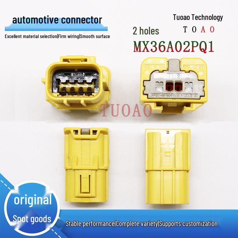 JAE MX36A02PQ1 2-Pin Collision Sensor Connector for CRV/XRV/URV/Civic MX36A02SQ1 Empty Shell