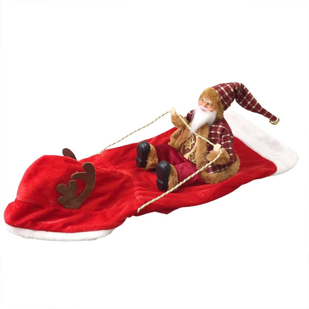 Santa Dog Costume Christmas Pet Clothes Santa Claus Riding Pet Costumes Party Dressing Up Dogs Cats Outfit