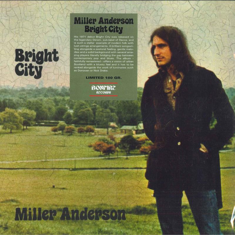 

LP Пластинка MILLER ANDERSON - Bright City BONF008 Bonfire Records 2022 Европа Рок