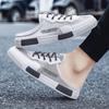Summer New Men Breathable Casual Shoes Designer Originality Elastic Band Versatile Flats Shoes Half Slippers Male Sandals Tenis