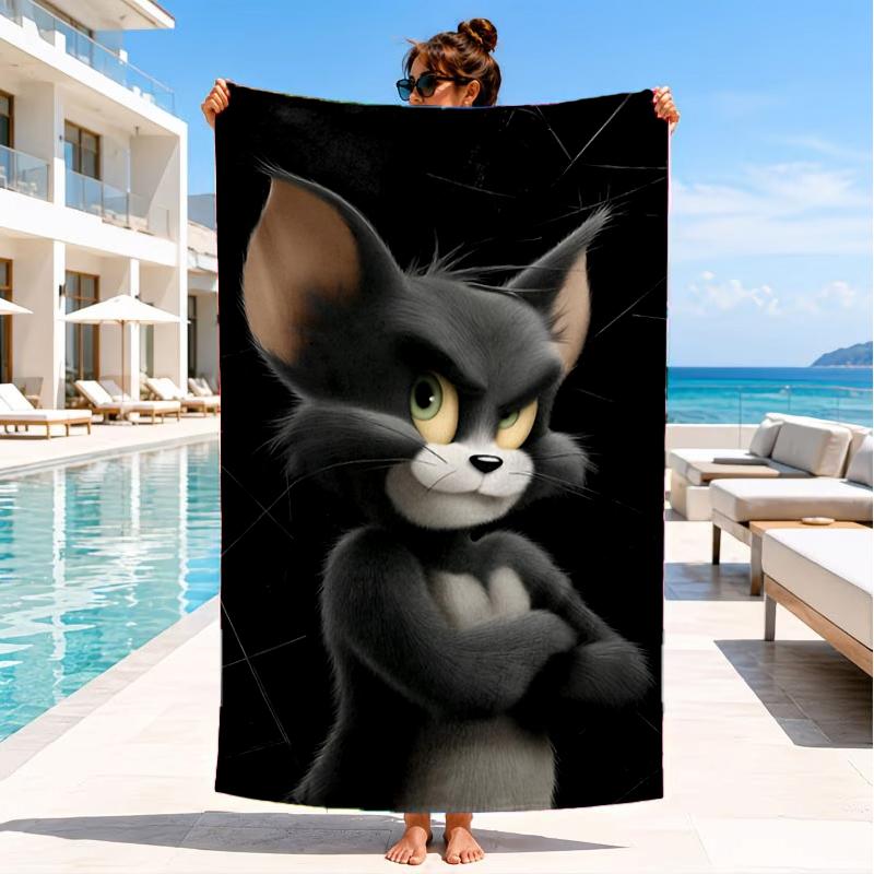 Jerry Adventure Beach Towel, Super Soft Microfiber, Perfect Gift for Her/Him, Birthday, for Pool, Beach, Travel, Decor Beach Party