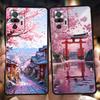 Japanese Style Temple And Cherry Blossoms Phone Case for Redmi 14C 13C Note 14 13 12 11 10 Pro Plus K40 K50 Pro Plus 5G Soft TPU