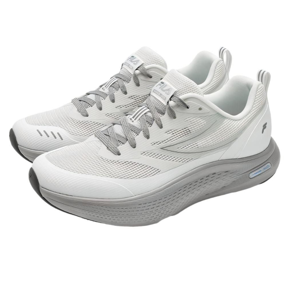 Fila Nuvole Jog 1 Fashion Casual Classic Simple Mesh Low Top Running Shoes Women Sneaker Rain-Mist-Gray A12W531122FNB