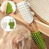 Random Color Cat Scratcher - Pet Table Leg Grooming Comb with Silicone Teeth for Boredom Relief and Fur Removal
